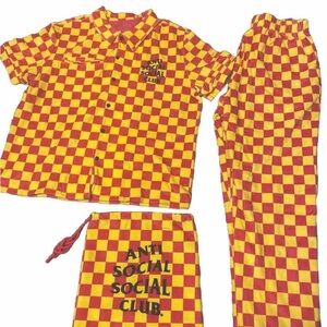 Anti Social Social Club - The Only Time I Can Think Pajama Set size L